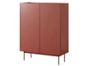 Komoda z drzwiami Casino Czerwona