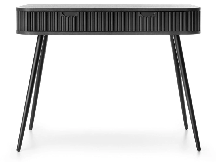 Toaletka z czarnymi metalowymi nogami Viva Czarna