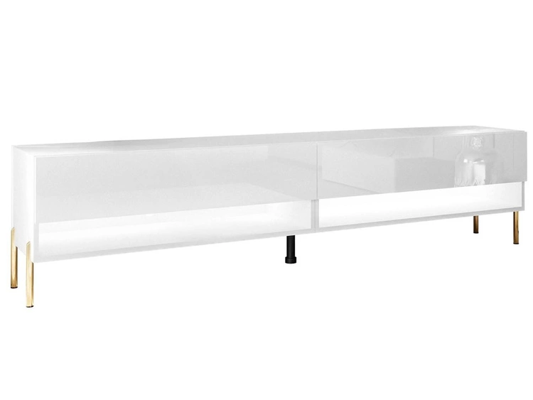 Biały połysk \ Złoty