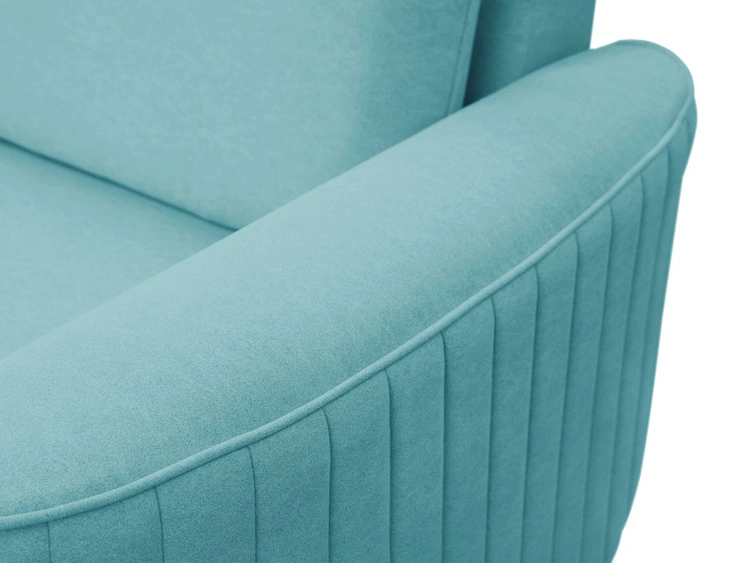 Narożnik L Prawy z funkcją spania i pojemnikiem Limon Niebieski