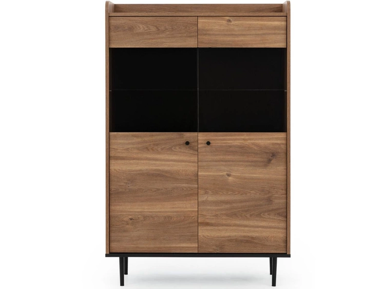 Witryna stojąca do salonu Vasa Brązowa