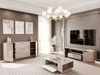 Zestaw mebli do salonu w stylu glamour Lunelie Kaszmir