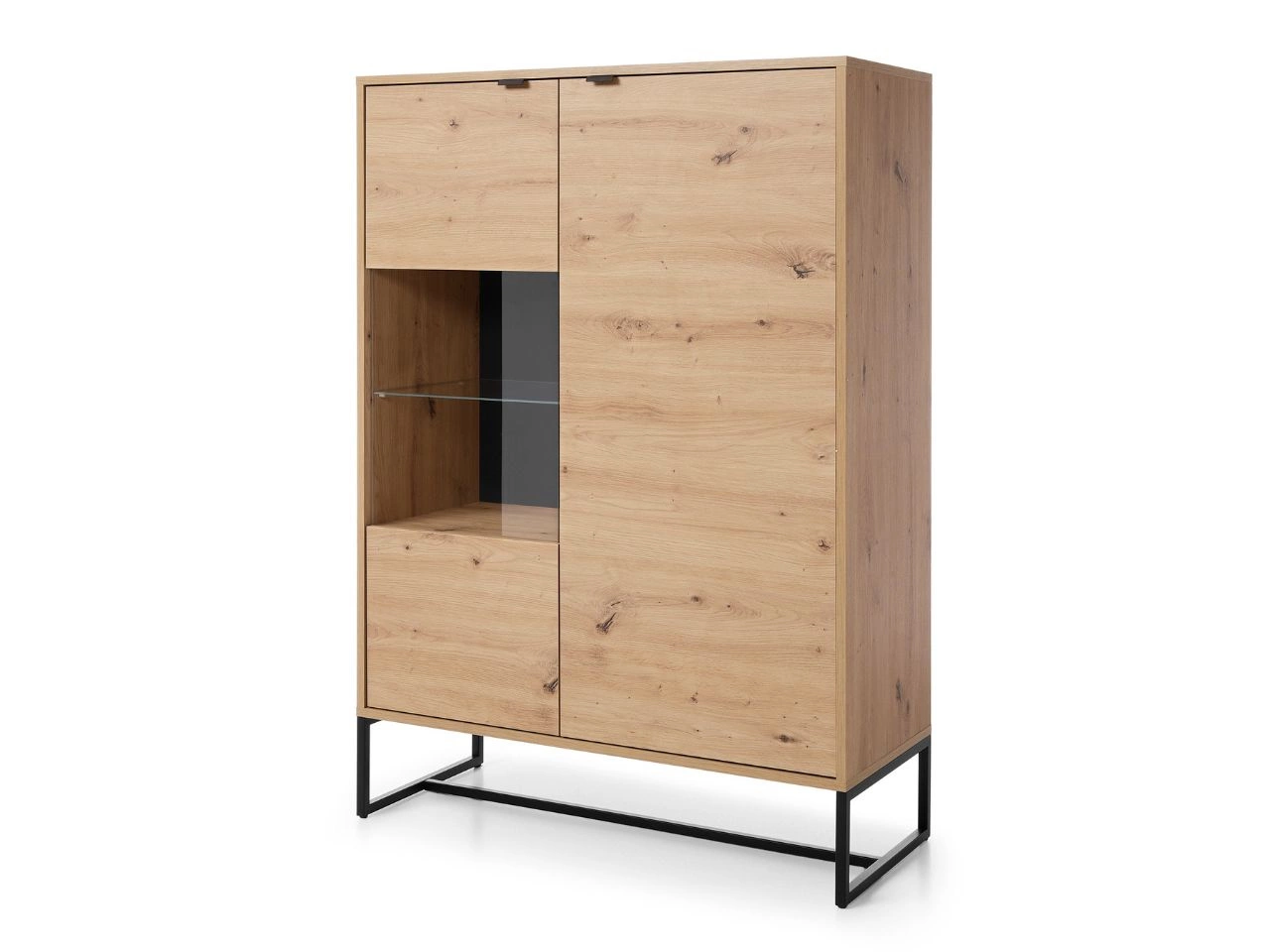 Witryna stojąca do salonu Anime Dąb Artisan