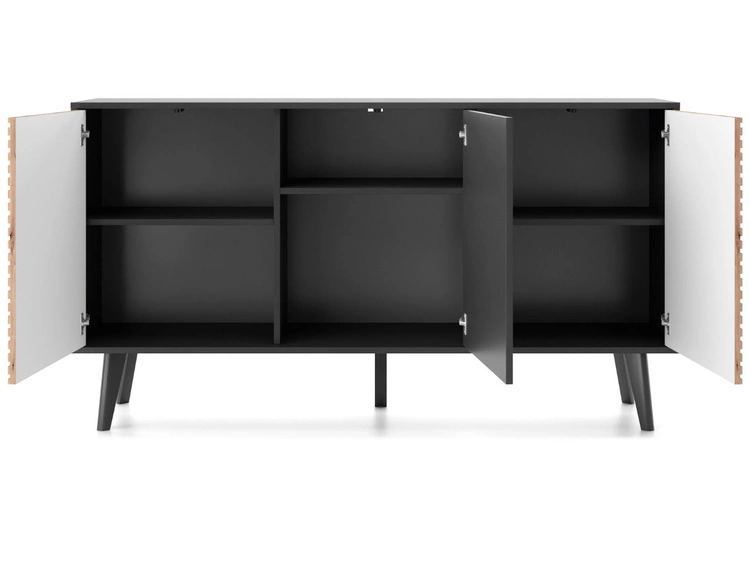 Komoda z drzwiami 154 cm Astro Czarny