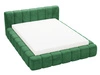 Łóżko tapicerowane z pojemnikiem na pościel 160x200 Ibiza Zielone