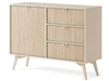 Komoda z drzwiami i szufladami 106 cm Modena Beż Piaskowy