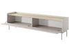Szafka pod telewizor z drzwiczkami 181 cm Abios Beżowa, Dąb Scandi