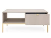 Zestaw mebli do salonu Amber Kaszmir na złotych nogach