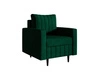 Fotel do salonu Castelo zielony