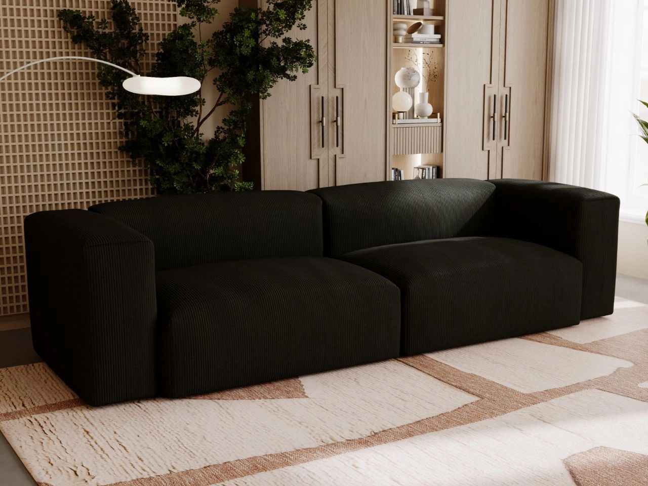 Kanapa wypoczynkowa Landi Czarna