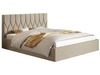 Łóżko tapicerowane z pojemnikiem i stelażem 180x200 Gaja Beżowe