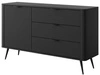 Komoda z drzwiami i szufladami Latina Czarna