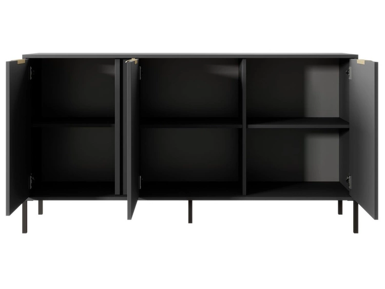 Komoda z drzwiami 153 cm Drino Antracyt