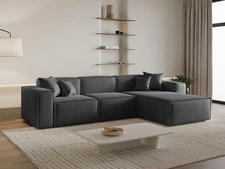 Narożnik L Prawy Arizona Ciemnoszary