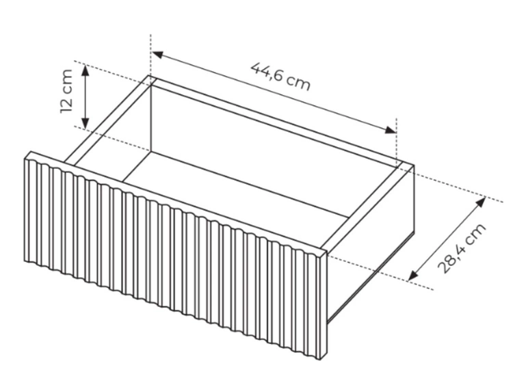 Komoda z drzwiami i szufladami 153 cm Sorano Beżowa