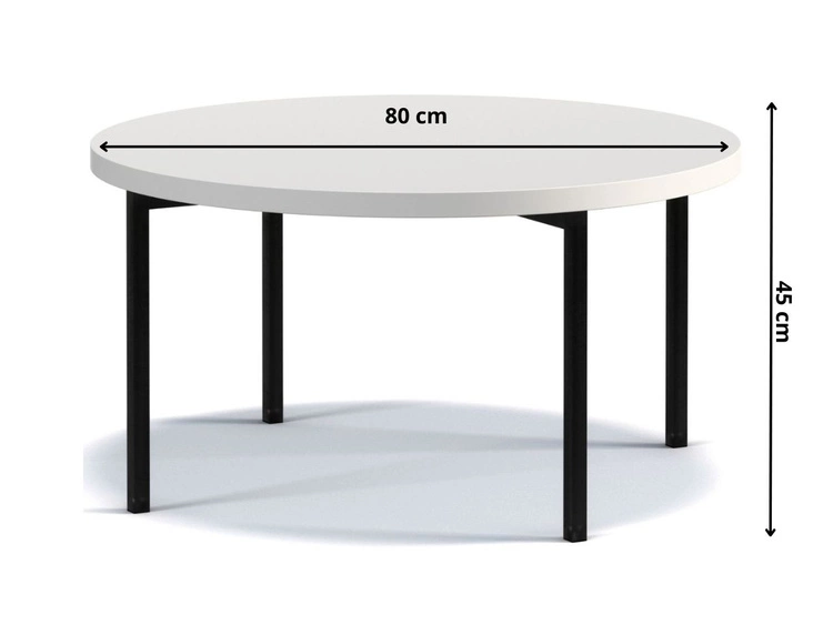 Okrągły stolik kawowy Sevilla Brązowy