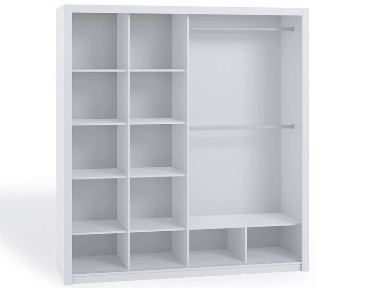 Szafa dwudrzwiowa z drzwiami przesuwnymi 220 Bino Brązowa