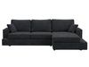 Narożnik L wypoczynkowy Prawy Nesto czarny