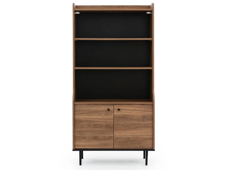 Regał z drzwiczkami Vasa Brązowy