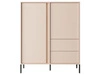 Komoda z drzwiami i szufladami Dego Beżowa