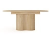 Owalny stół rozkładany 220 cm Passione dąb cremona