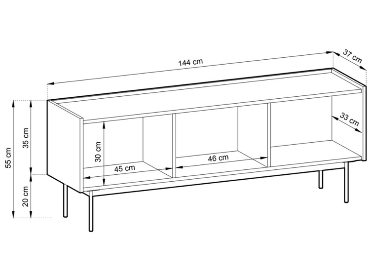 Zestaw mebli do salonu Drevo Kaszmir