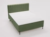Łóżko kontynentalne z pojemnikiem na pościel 120x200 Primavera Zielone