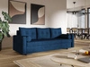 Kanapa z funkcją spania i pojemnikiem na pościel Pori granatowa