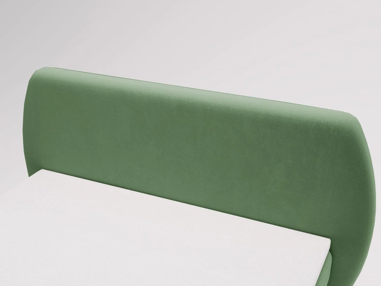 Łóżko kontynentalne z pojemnikiem na pościel 160x200 Bogota Zielone