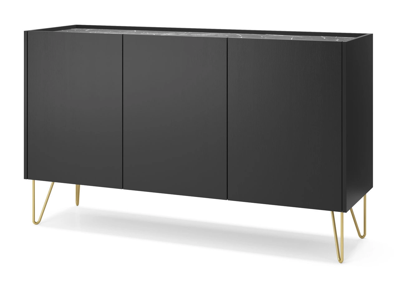 Commode de Rangement Melody noir