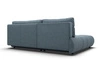 Narożnik z funkcją spania i pojemnikiem Lewy Milet Ciemnoniebieski