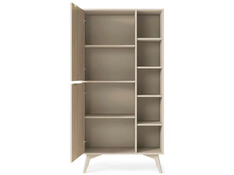 Regał z drzwiczkami Modena Beż Piaskowy