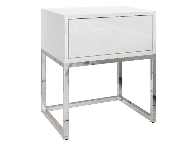 Biały połysk \ Push to open \ Srebrny