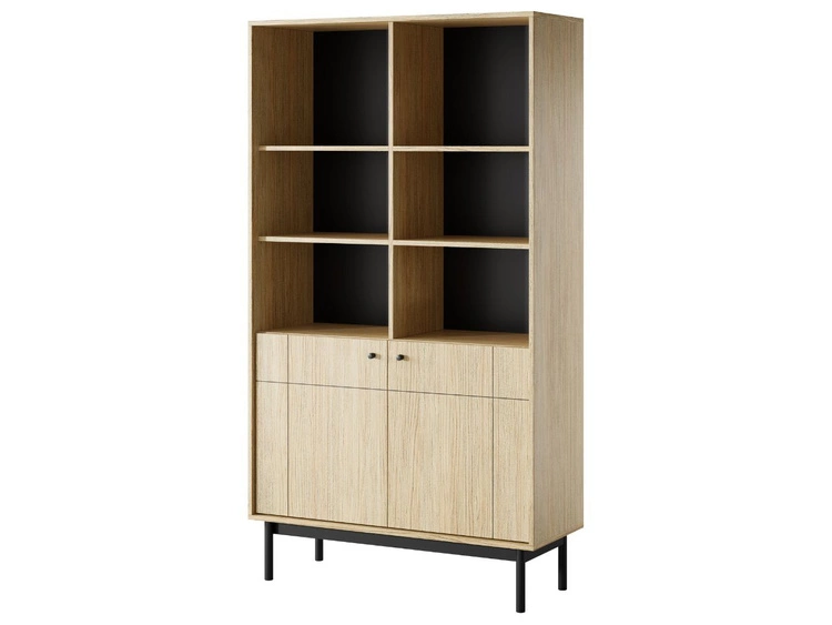 Regał z drzwiczkami Julio Dąb Linea