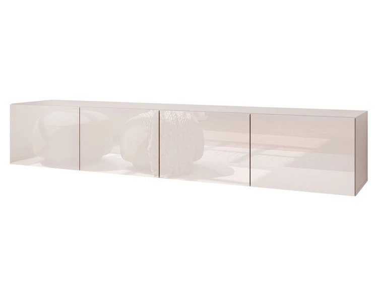 Wisząca szafka RTV pod telewizor z drzwiczkami 200 cm Nodoo Kaszmir