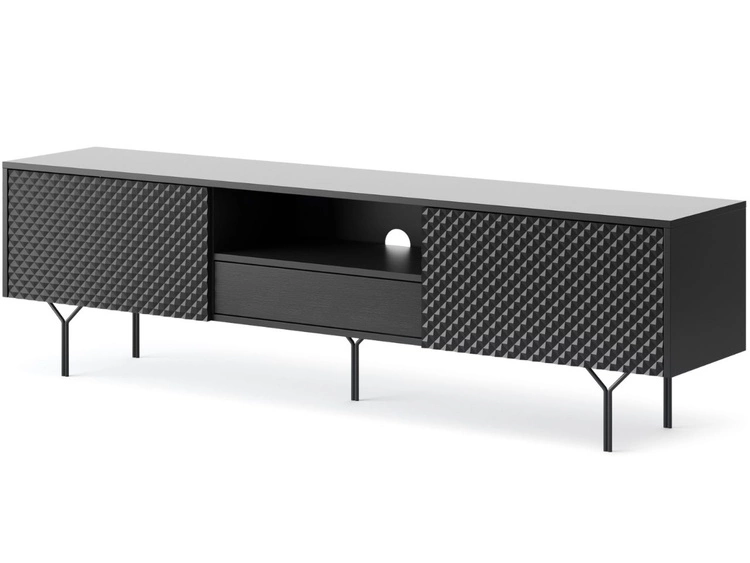 Zestaw mebli do salonu Ravi Czarny