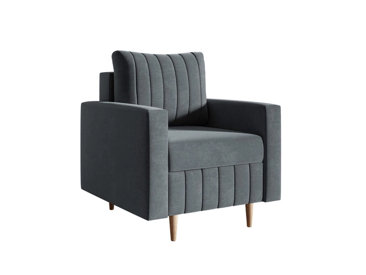 Fotel do salonu Castelo ciemnoszary