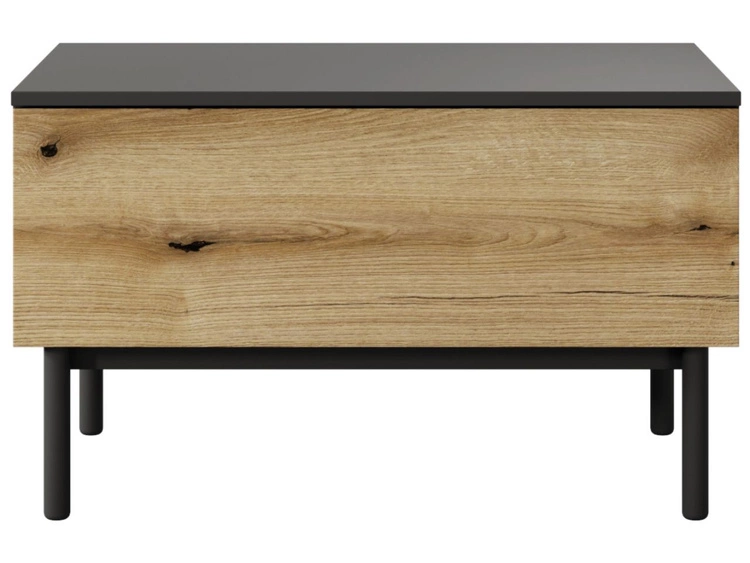 Stolik kawowy Loara Czarny, Dąb Evoke