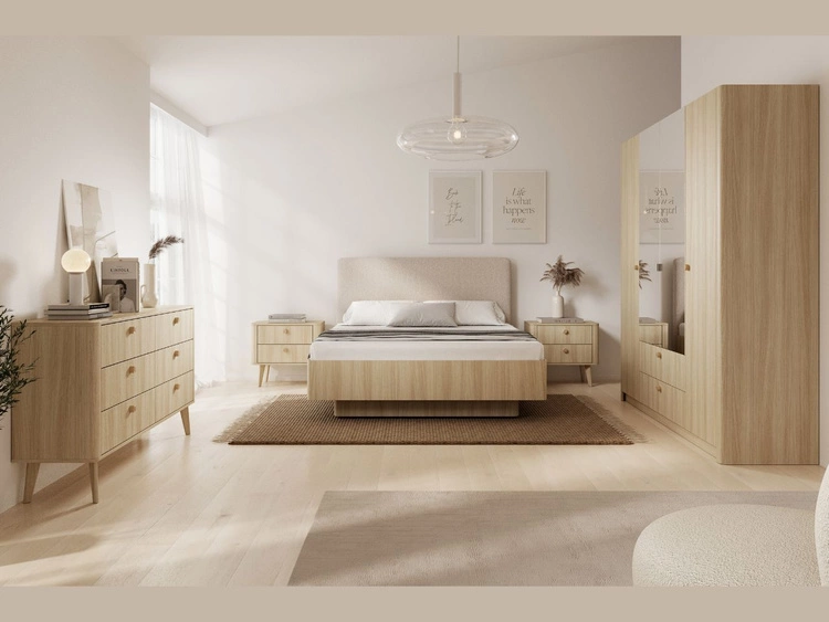 Komoda z sześcioma szufladami Bilancio Dąb Barista