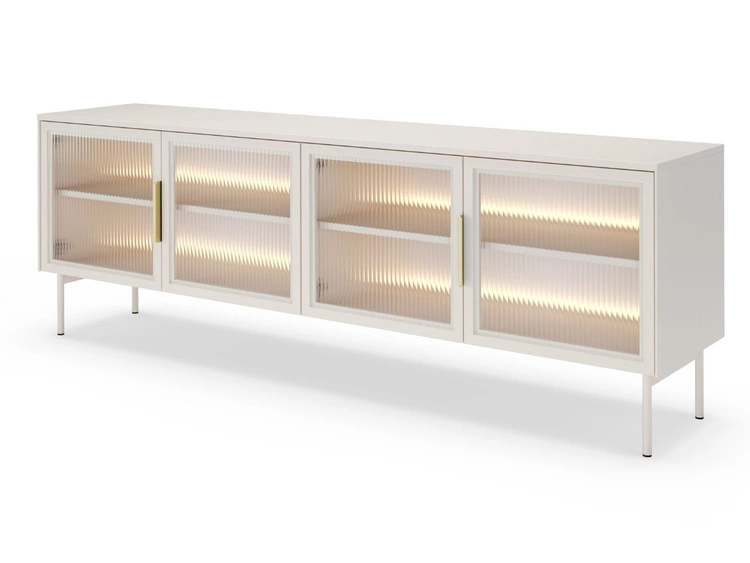 Szafka RTV z czterema drzwiami Lumina Kaszmir