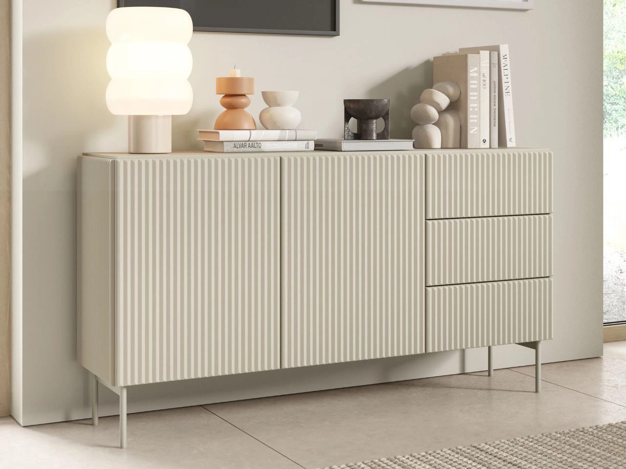 Komoda z drzwiami i szufladami 147 Qualita Kaszmirowa