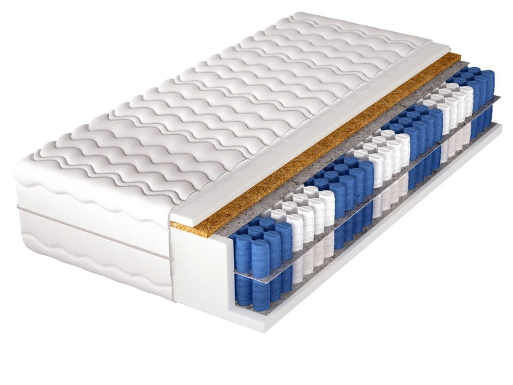 Materac kieszeniowy pocket z matą kokosową i pianką poliuretanową Cevani 200x200  