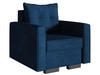 Fotel do salonu Pori granatowy