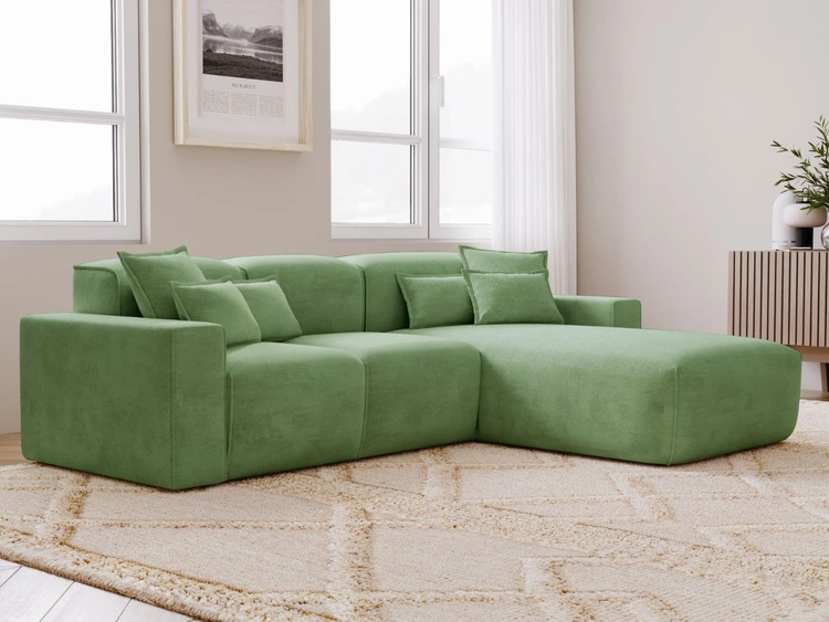 Narożnik L Prawy Leni Zielony