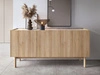 Komoda z drzwiami niska Braha Dąb Riviera