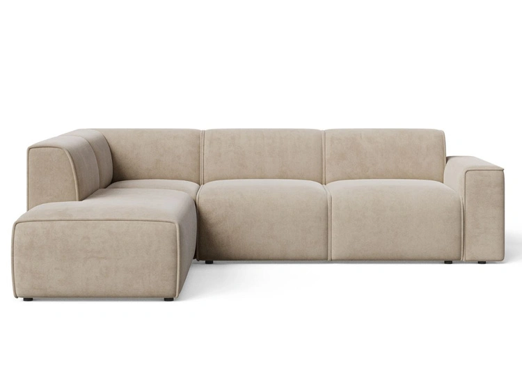 Beżowy \ Welur \ Lewa