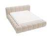 Łóżko tapicerowane z pojemnikiem na pościel 140x200 Doria Beżowe