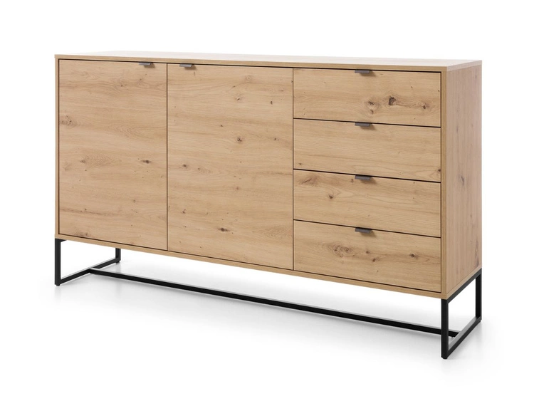 Komoda z drzwiami i szufladami Anime Dąb Artisan