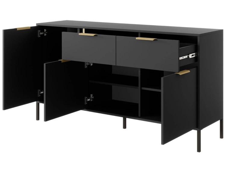 Zestaw mebli do salonu 1 Drino Antracyt