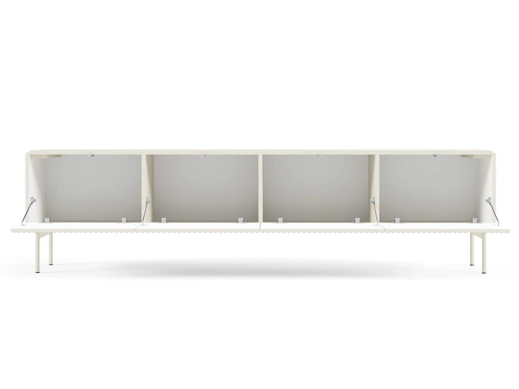 Szafka RTV z czterema drzwiami Qualita Kaszmirowa